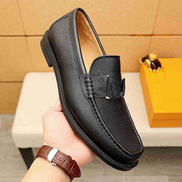 

designer loafers mens dress shoes louiseity fashion luxury leather viutonity shoe beanies shoes kkghghhhg, Black