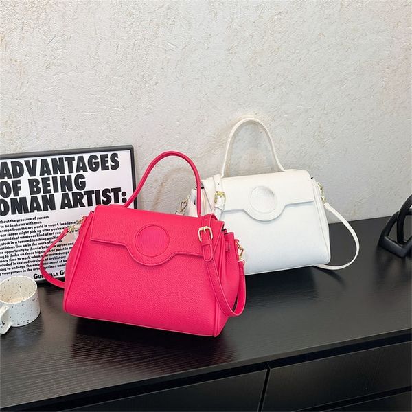 

designer bags vers handbag classic medusa decorative buckle shoulder bag leather messenger bag fashion flap europe and america women's