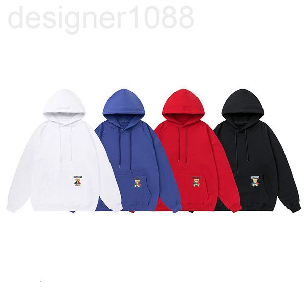 

men's hoodies & sweatshirts designer autumn and winter new pocket color clothes plush bear sweater 2021 loose men's women's h, Black
