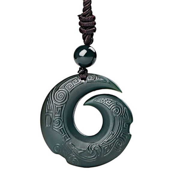 

natrual hetian jade pendant necklace jewelry for men lucky jewelry, Silver