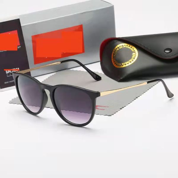 

designer sunglasses pilot 4171 erica gradient driver driving eyes retro resin lens metal frame uv400 tr90 with box set, White;black
