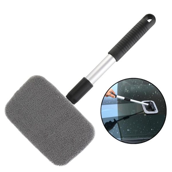 Asta di spugna per auto Spazzola per pulizia Pulitore per tergicristallo Strumento per finestre di vetro Parabrezza pulito Accessori per autoSpugna per auto