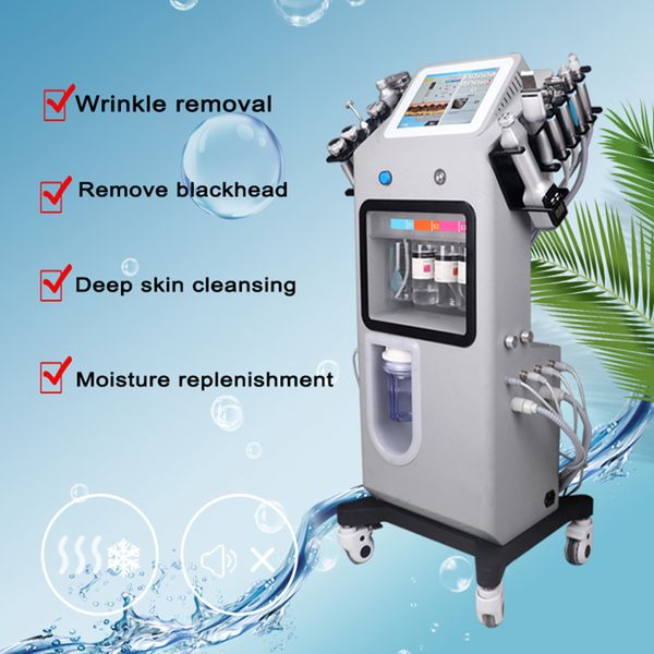 Hydrotherapie Hautreinigung Gesichtspflege Black Skin Pearl Ultraschall RF Sauerstoff Peeling Mitesser Entfernung Salon Spa Maschine Verkauf