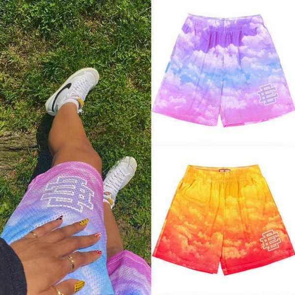 

eric emanuel ee basic short new york city skyline men's shorts fashion fitness exercise breathable mesh casualjogging beach football sp, White;black