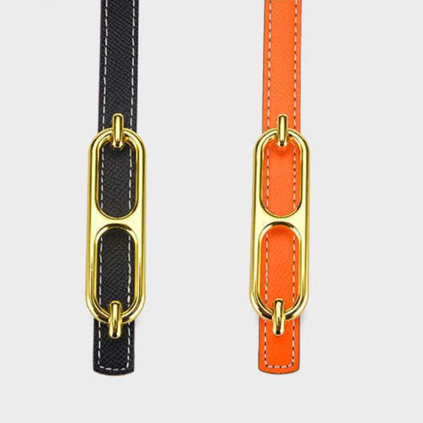 2022 TopSelling Nuova cintura reversibile in pelle da donna moda versatile per il tempo libero Jeans Cinture a doppia faccia Cintura classica di lusso per ragazza