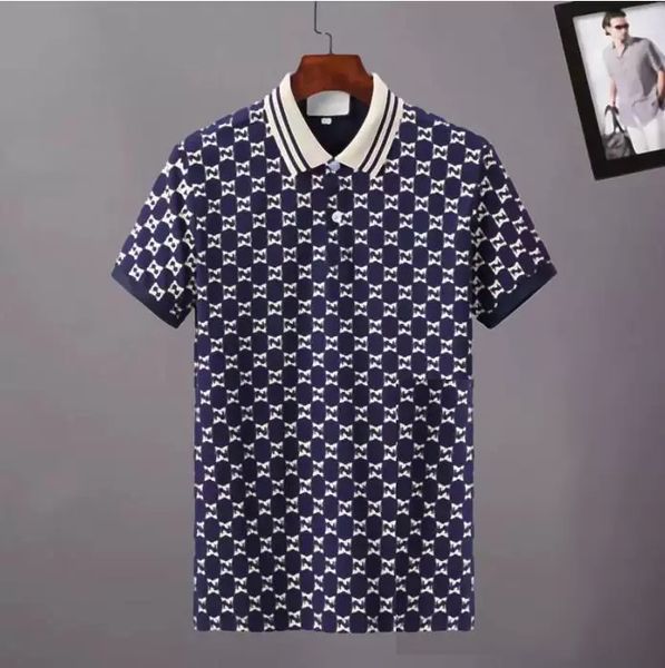 

2022 Mens Designer Polos Brand small Embroidery clothing men fabric letter polo collar casual t-shirt tee tops