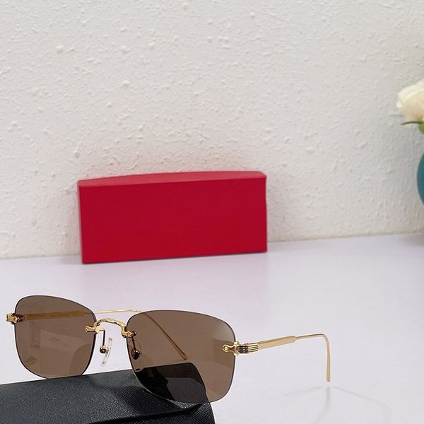 Óculos de sol retro clássicos designers polarizam os óculos de sol sem aro vintage BEND BEND SPECTACIO