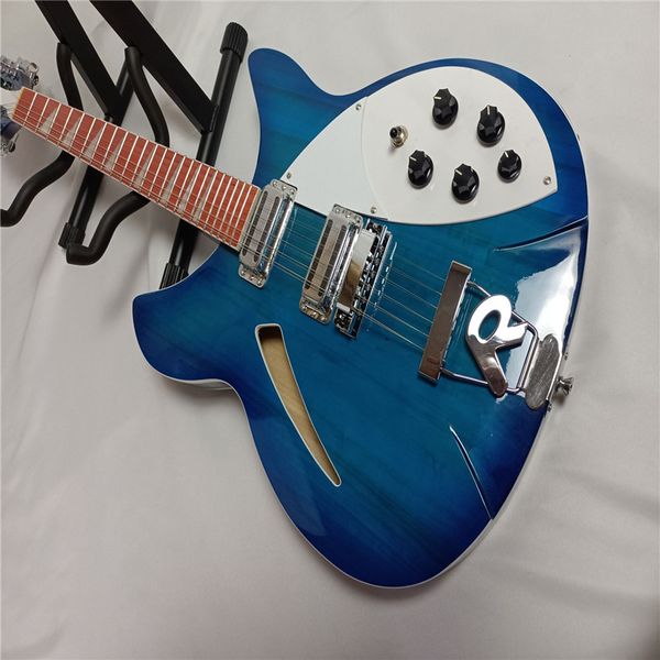 

2021 12 string electric guitar ricken 360 blue body rosewood fingerboard