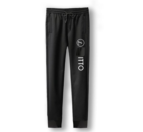 

autumn and winter american 3d reflective pants casual matcha green roman coffee brown drawstring sweatpants men / women joggers designer95 m, Black