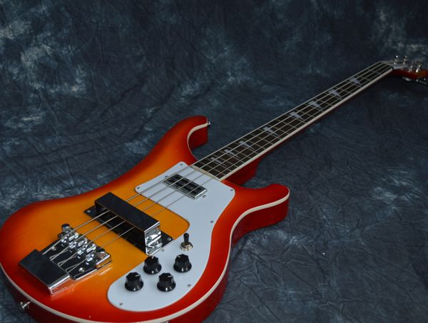 

promotion 4 strings trans black 4003 electric bass guitar chrome hardware triangle mop fingerboard inlay