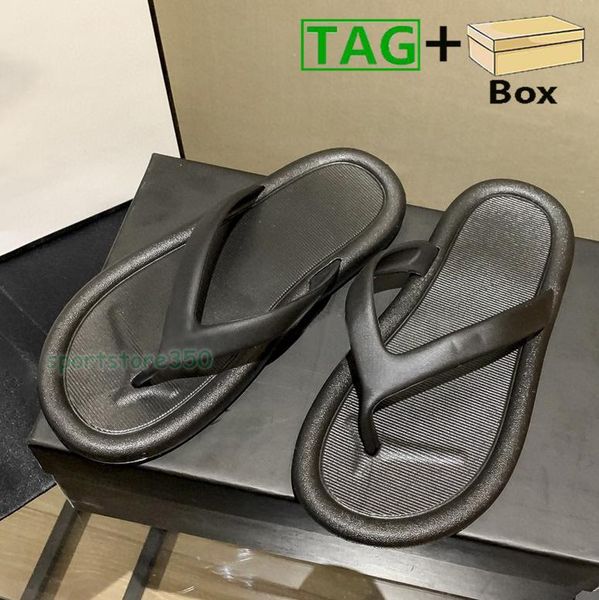 

21ss flip flop slippers black white fashion sneakers summer beach slide shoes men women sandals chaussures trainers with bo ypo