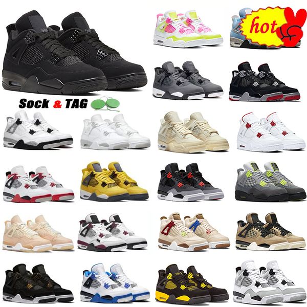 

boots jumpman 4s basketball shoes for men high og sail university bl, Black