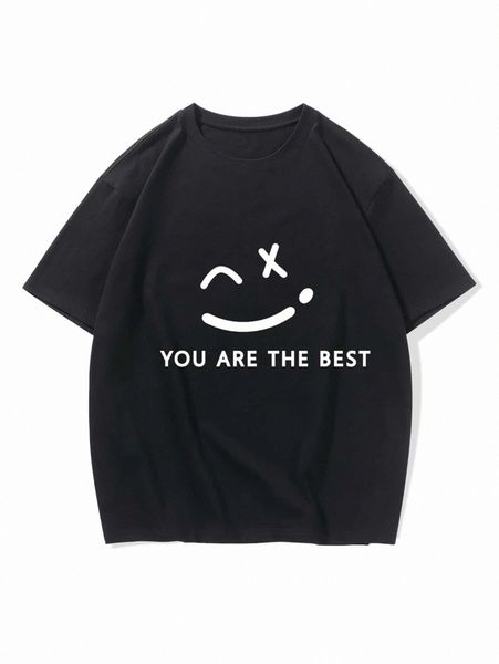 

romwe guys cartoon graphic tee x17f#, White;black