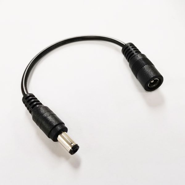 

straight dc 5.5x2.1mm male to female power connector cable for cctv systems/100pcs