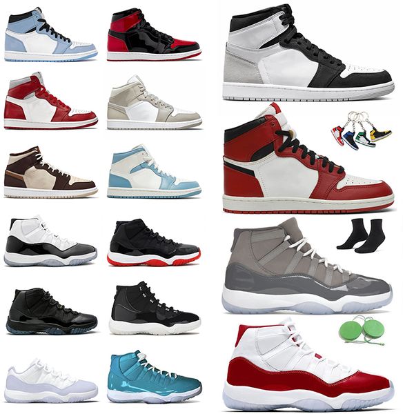 

newstalgia 1s 1 mens jorden basketball shoes 11 jumpman designer stage haze off citrus women low 11s pure violet cool grey sports trainers s, White;red