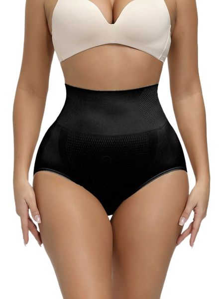 

high waist shapewear panty t9bp#, Black;red