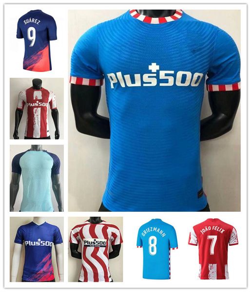 

player version 22 23 suarez soccer jerseys 2022 joao joao felix madrids saul morata diego costa home away 2023 football shirt kit, Black;yellow