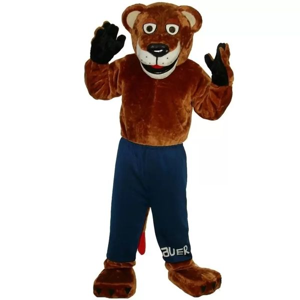 Performance esporte tigre mascot trajes halloween fantasia vestido vestido cartoon personagem carnaval xmas páscoa publicidade anunciar festa de aniversário traje roupa