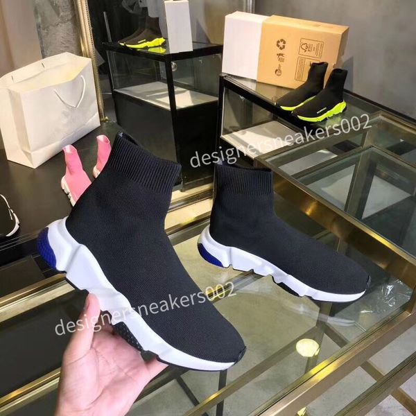

designer boots platform paris socks shoes men womens casual shoe speed trainer trainers boot fashion black red white men womens sneakers fz1