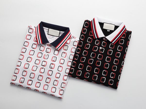 

2022 mens designer polos brand small horse crocodile embroidery clothing men fabric letter polo t-shirt o collar casual tee shirt m-3xl#21, White;black