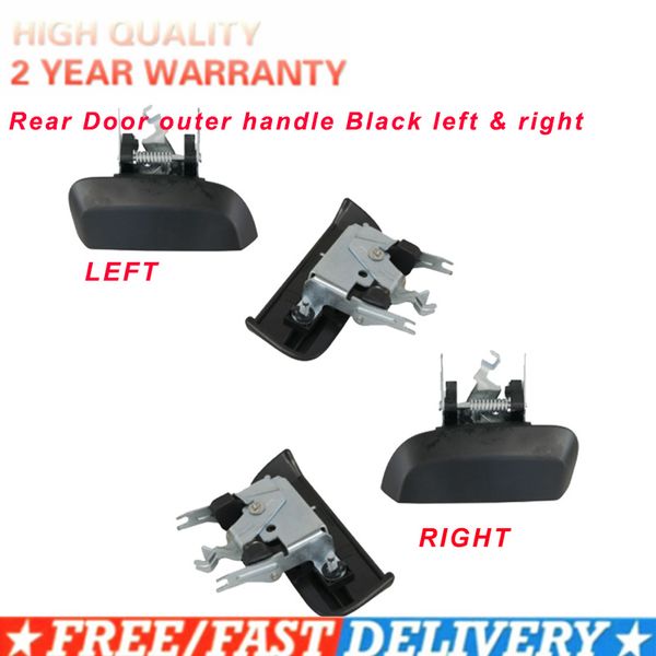 

black rear left / right outer door handle for nissan pathfinder r51 2005-2013