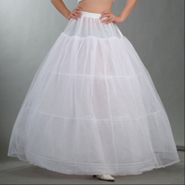 Heißer Verkauf Plus Größe Braut Krinoline Petticoat Rock 3 Hoop Petticoats Für Ballkleider Hochzeit Zubehör Echte Probe Auf Lager