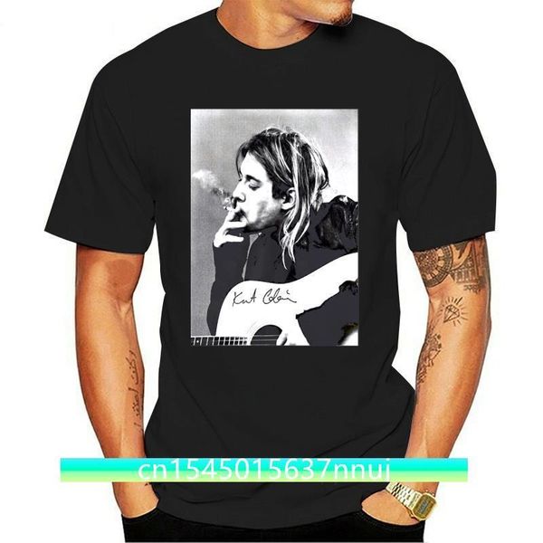 Kurt Donald Cobain Herren Schwarzes T-Shirt T-Shirt S3XL1 220702