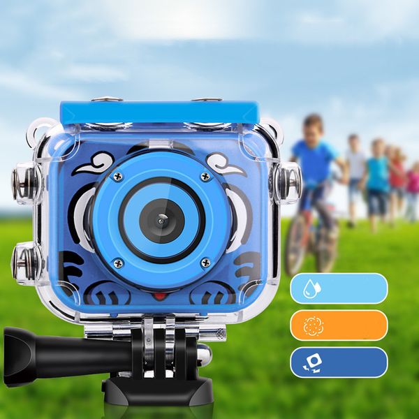 fotocamera per bambini HD foto digitale simpatico cartone animato mini fotografia subacquea baby selfie impermeabile