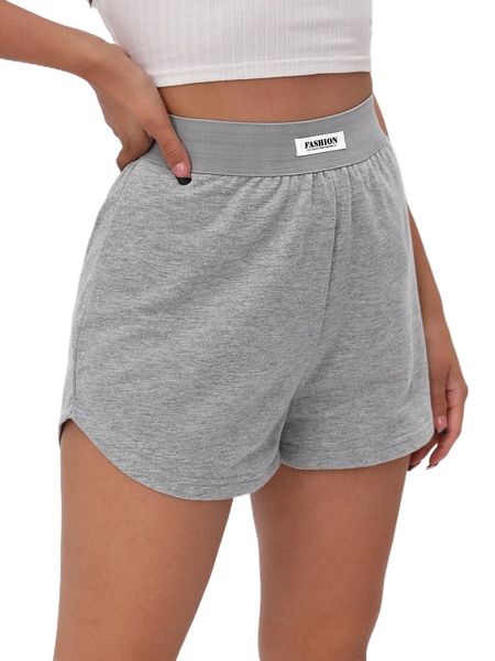 

letter patched track shorts 98ol#, White;black
