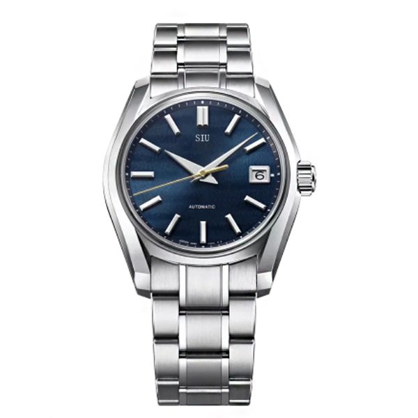 

design 41.5mm men's automatic mechanical wristwatch 8900 movement super luminous clock watch for men stainless steel reloj, Slivery;brown