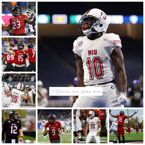 

ncaa custom niu northern illinois college huskiesÂ football jerseys stitched marques cox jersey daniel crawford mike dehaan greg deluca jerse, Black