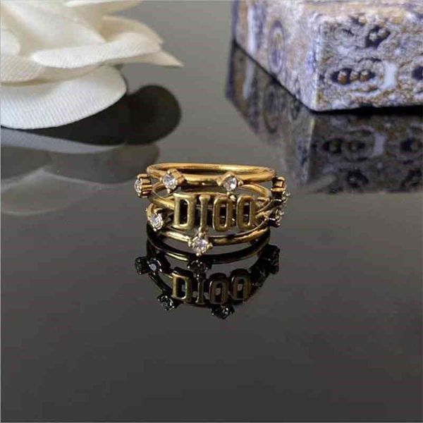 

high-end version crown diamond ring female light luxury fashion ring, Silver
