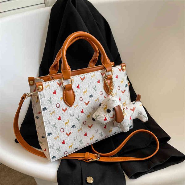 

popular textured printed women's handbag bag 2022 new summer tote versatile msenger bags for girl handbag ladies