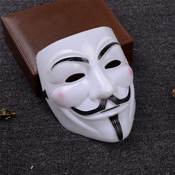 1pc Анонимный карнавал костюмы для стимпанк аниме косплей для лиц головной убор Хэллоуин маски для вечеринки 220611