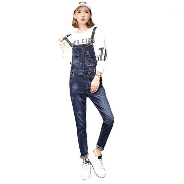 Jeans da donna Pagliaccetti in denim Salopette da donna Salopette da donna Slim Elegante Sexy 2022