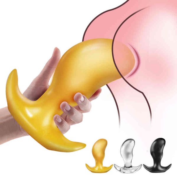 Vibratör Seks Oyuncak Masajı Olo Prostat Popo Tap SM TOYS BÜYÜK ANAL ANUS Genişletici Erkekler Kadınlar Büyük Dildos Yetişkin Oyunları A0K3