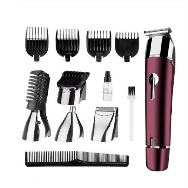 

5in1 waterproof hair trimmer hair clipper beard trimer body groomer electric hair cutting machine haircut for men grooming kit dsp2108