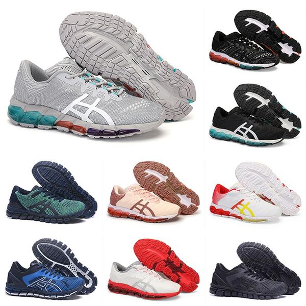 

gel-quantum 360 5 jcq running shoes mens womens size 36-45 platform designer classic og original sneakers sports tra170y, Black