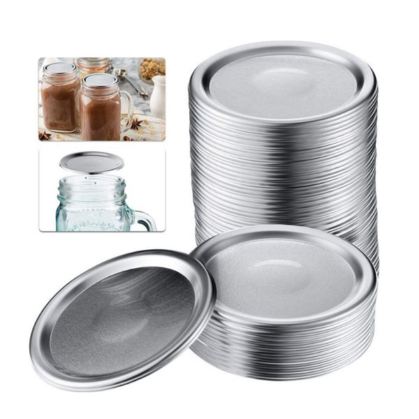 

50pcs home regular mouth 70mm mason jar canning lids leak-proof seals covers