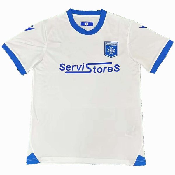 

2022 2023 aj auxerre soccer jerseys home philippoteaux yattara mancini merdji fomba 22 23 football shirt, Black
