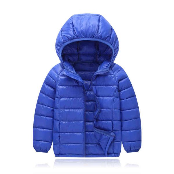 

3-10yrs kids boys girls cotton winter fashion sports jacket outfit children cotton quilted jacket baby boys girls warm clothes j220718, Blue;gray