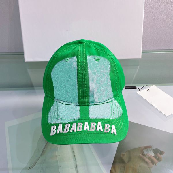 Capas de bola de marca com getas de rabisco Caps de beisebol para homem de mulher esporte Sun Hat Hat Beach Casquette Ajustável