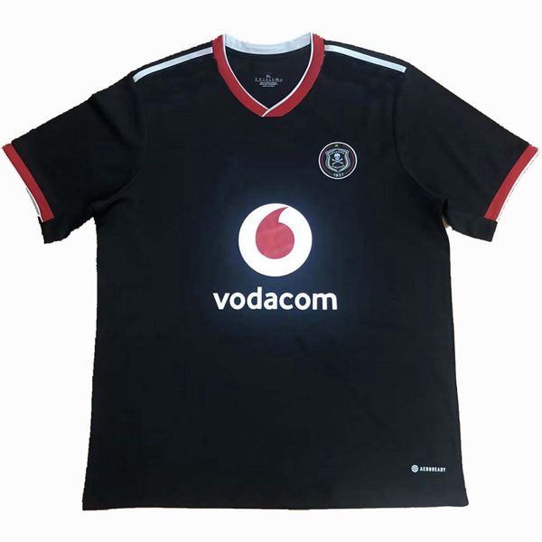

2022 2023 south africa orlando pirates soccer jerseys o mabasa mosele pule 22 23 football shirt, Black;yellow