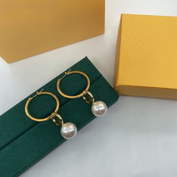 

designer letter stud earrings luxury brand women earrings suitable for wedding party jewelry accessories, Golden;silver