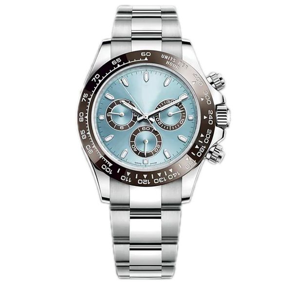 

watchbr-u1 41mm automatic mens watch stainless steel multi-dial waterproof luminous watches266w, Slivery;brown