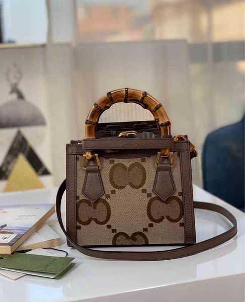 

r women's bag tote cowhide messenger bamboo handbaghigh