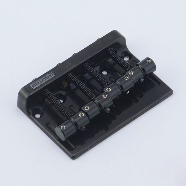 

4 strings electric bass bridge(black) brass saddle