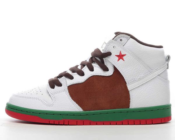 

dk high premium cali skateboard shoes california white blue and black casual runner outdoor trainers sneakers sports ship with box