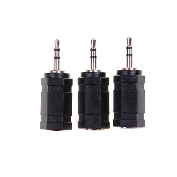 3,5 mm männlich bis 2,5 mm weibliche Audio -Stecker Adapter -Stereo -Socket -Aux -Adapteranschluss für Mikrofon