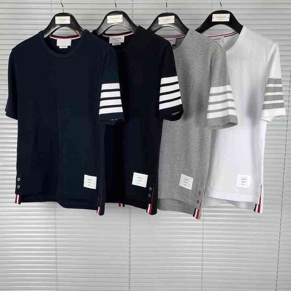 

summer pearl ground cotton short sleeved fashion brand pineapple net t-shirt casual soft fashion men's and women's party streetwea, White;black